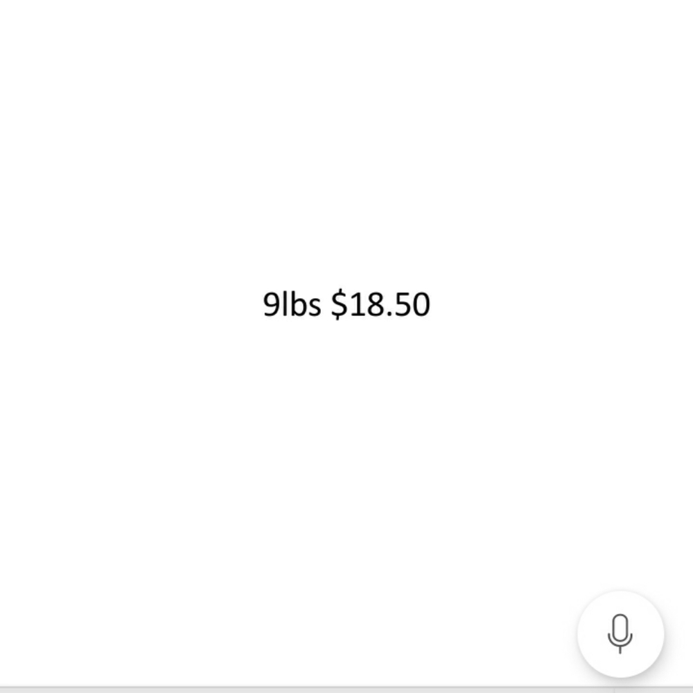 Extra Shipping 9lbs